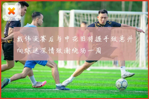 戴伟浚赛后与申花旧将握手致意并向球迷深情致谢绕场一周